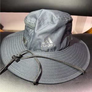 Adidas Black Outdoor Bucket Hat New